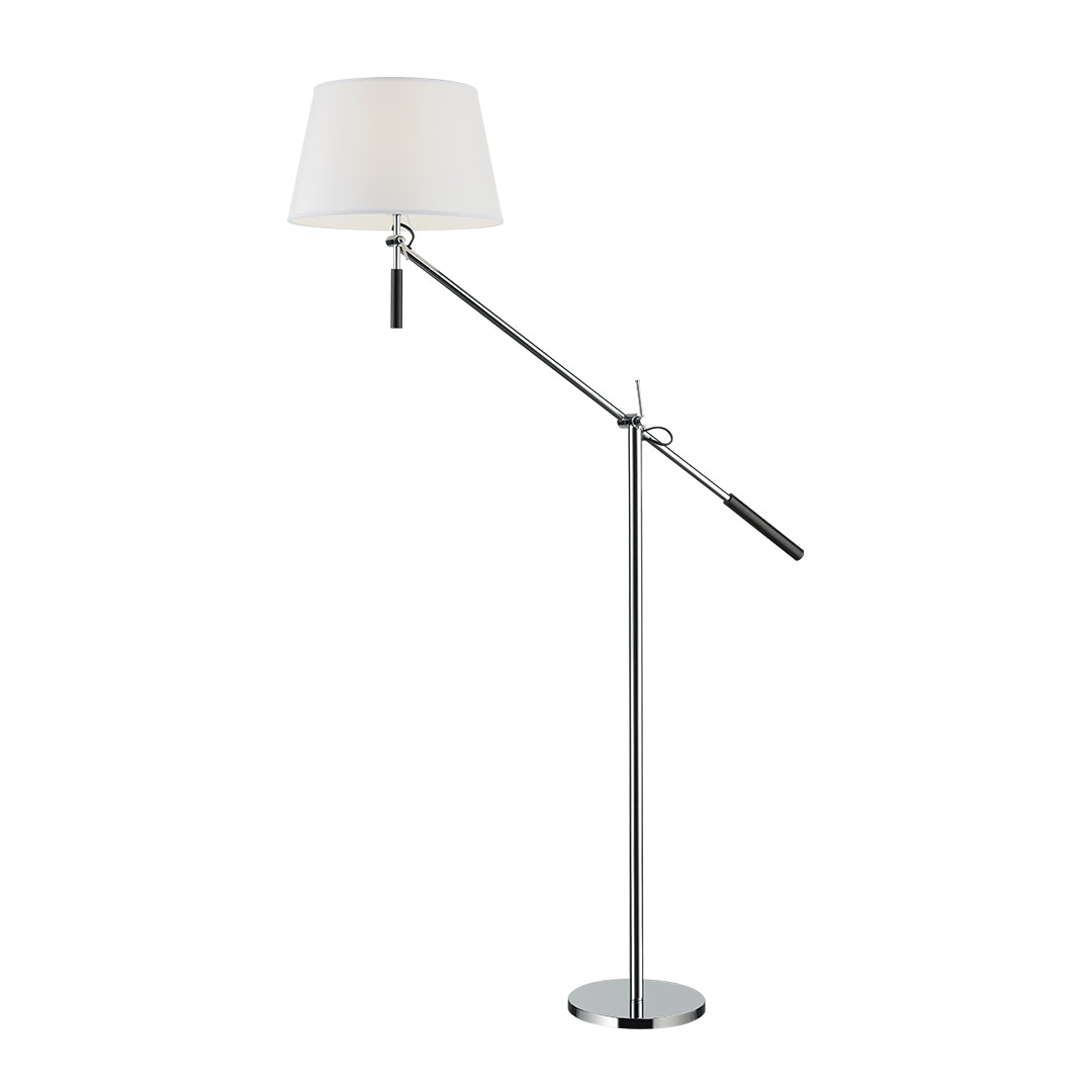 Chrome floor lamp