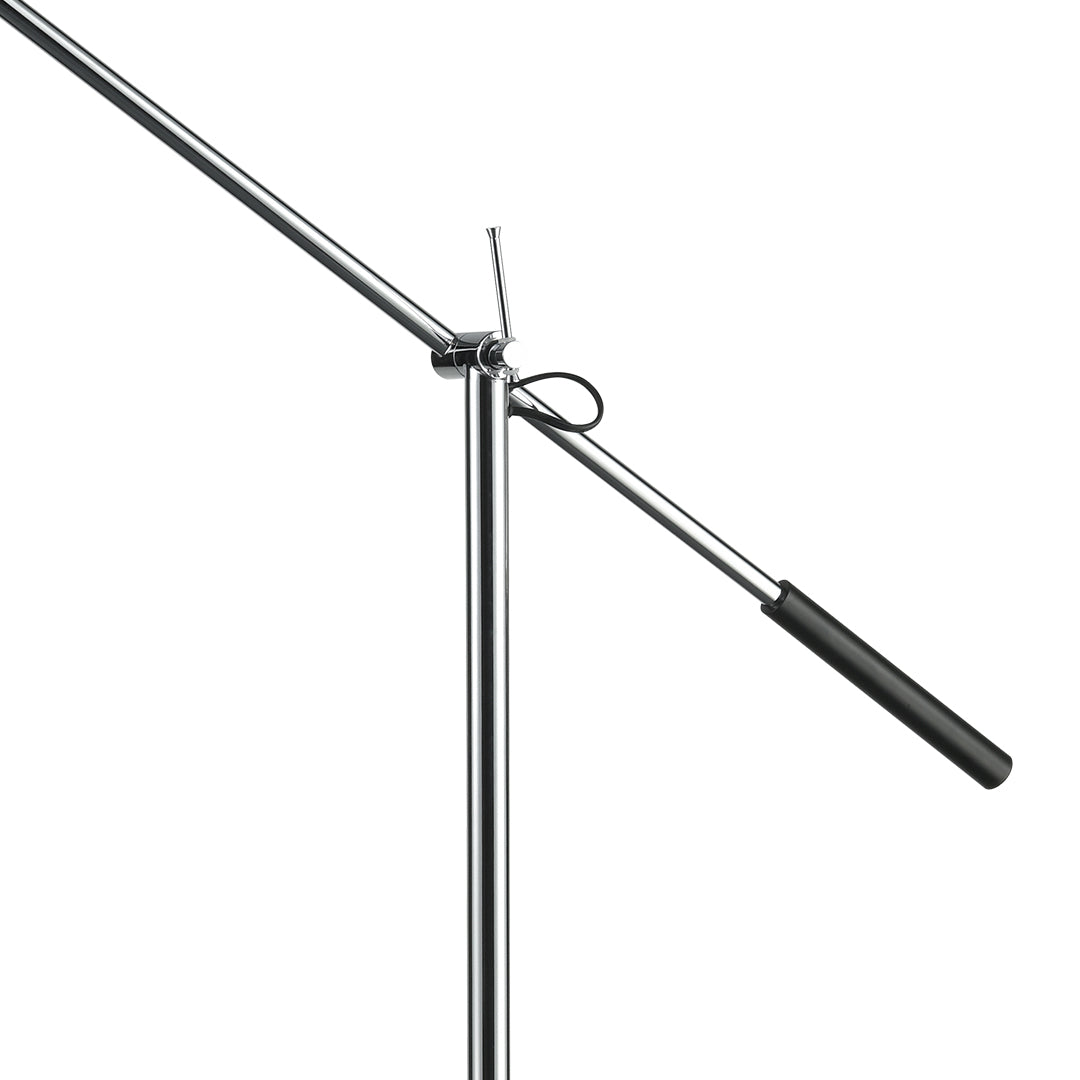 Chrome floor lamp