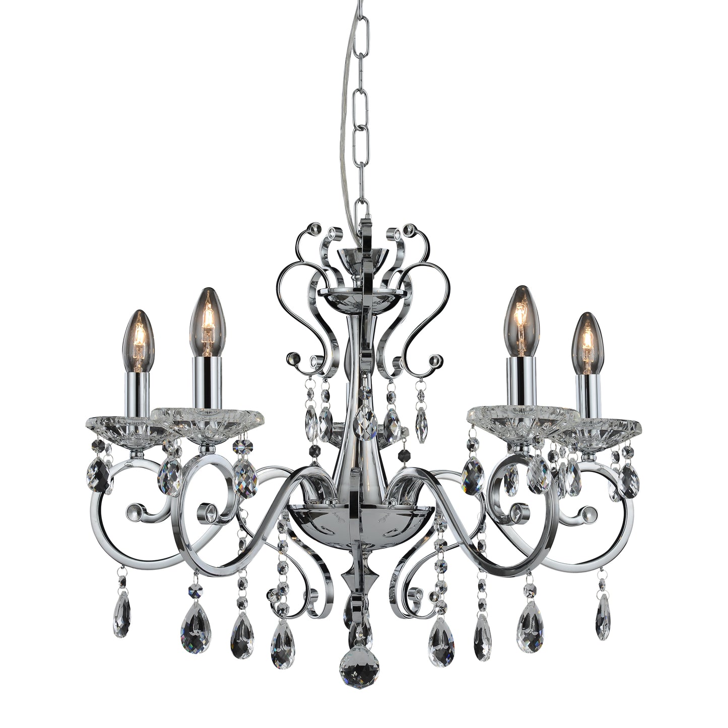 Damask Chandelier
