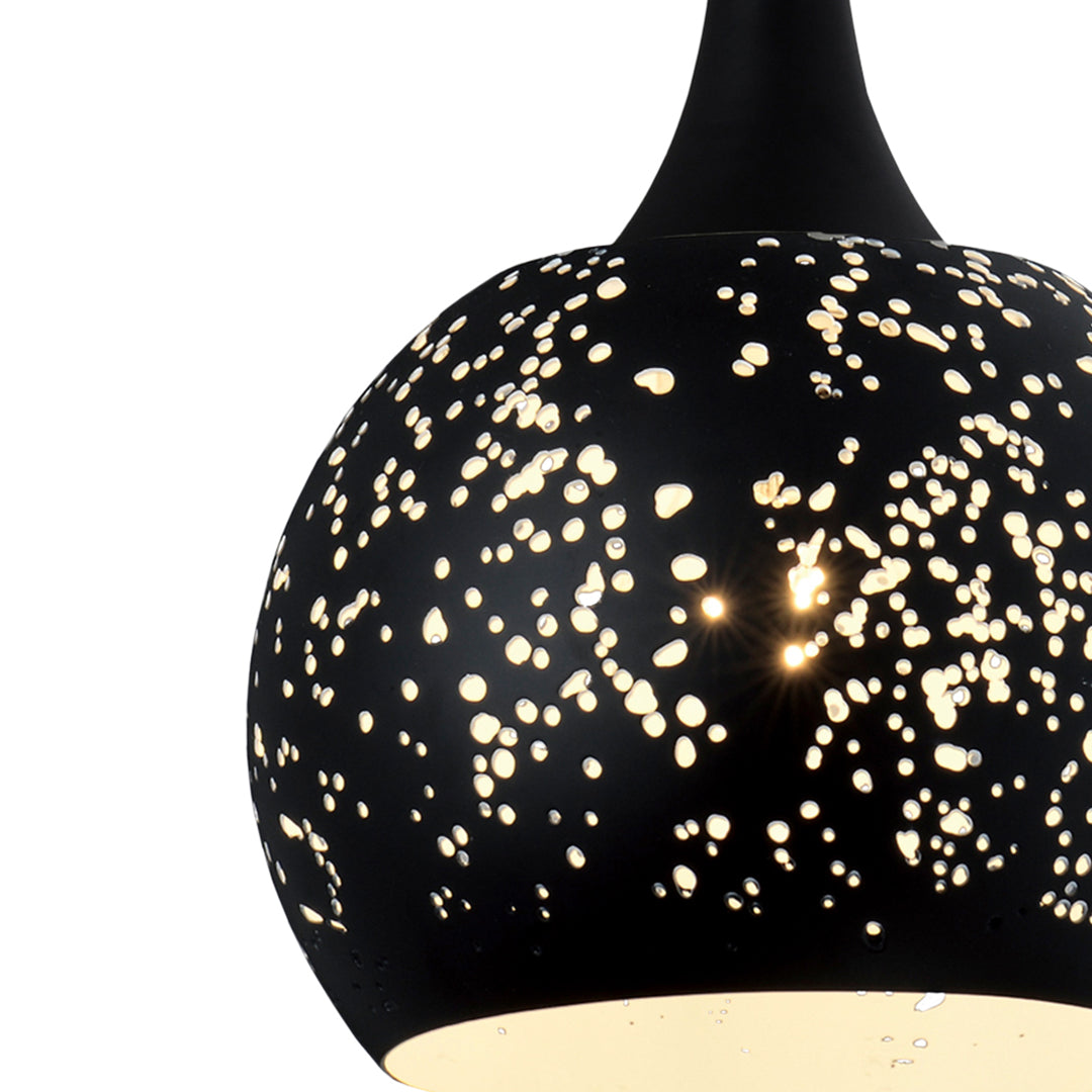 Perfora Black Pendant