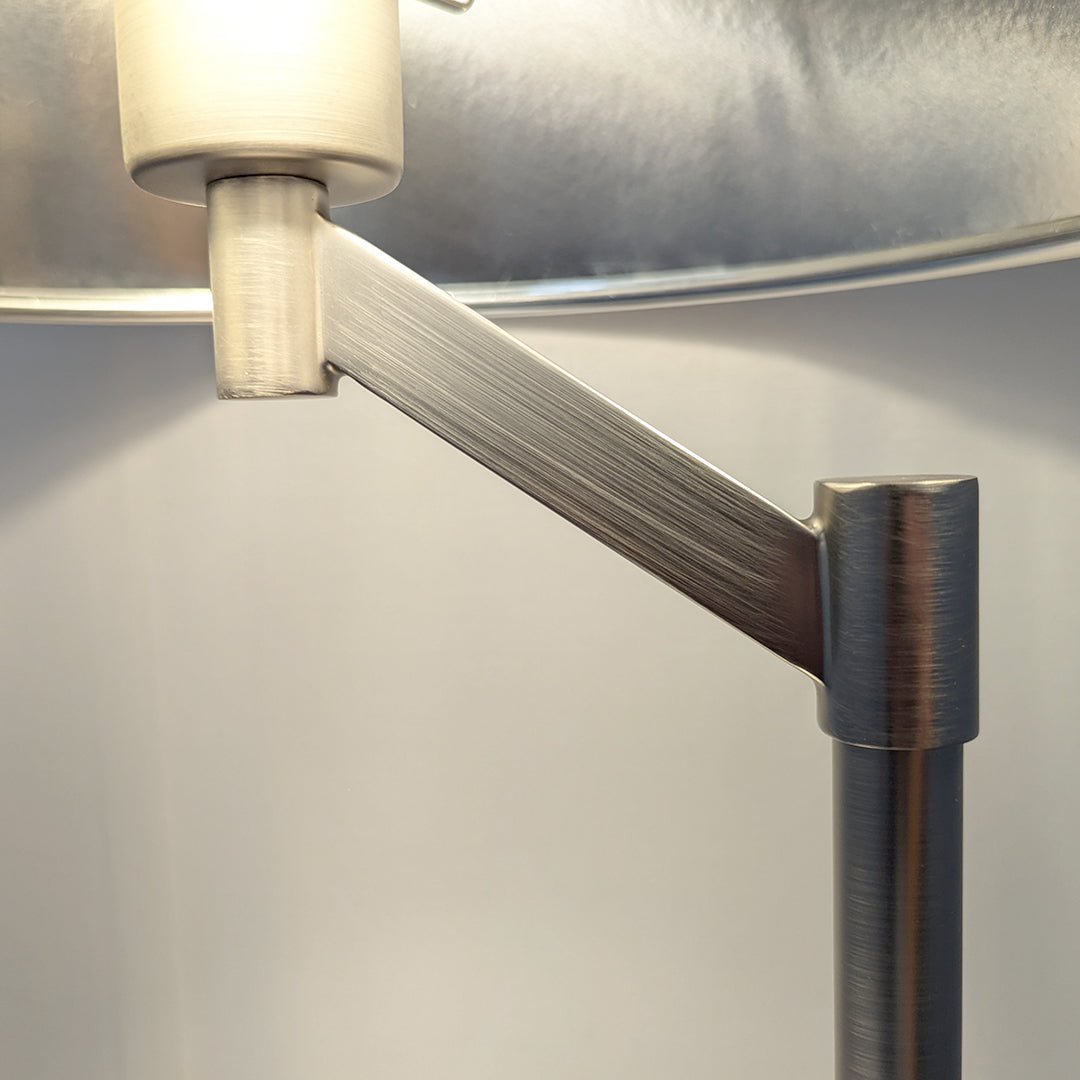 Table Lamp with Leather-look shade