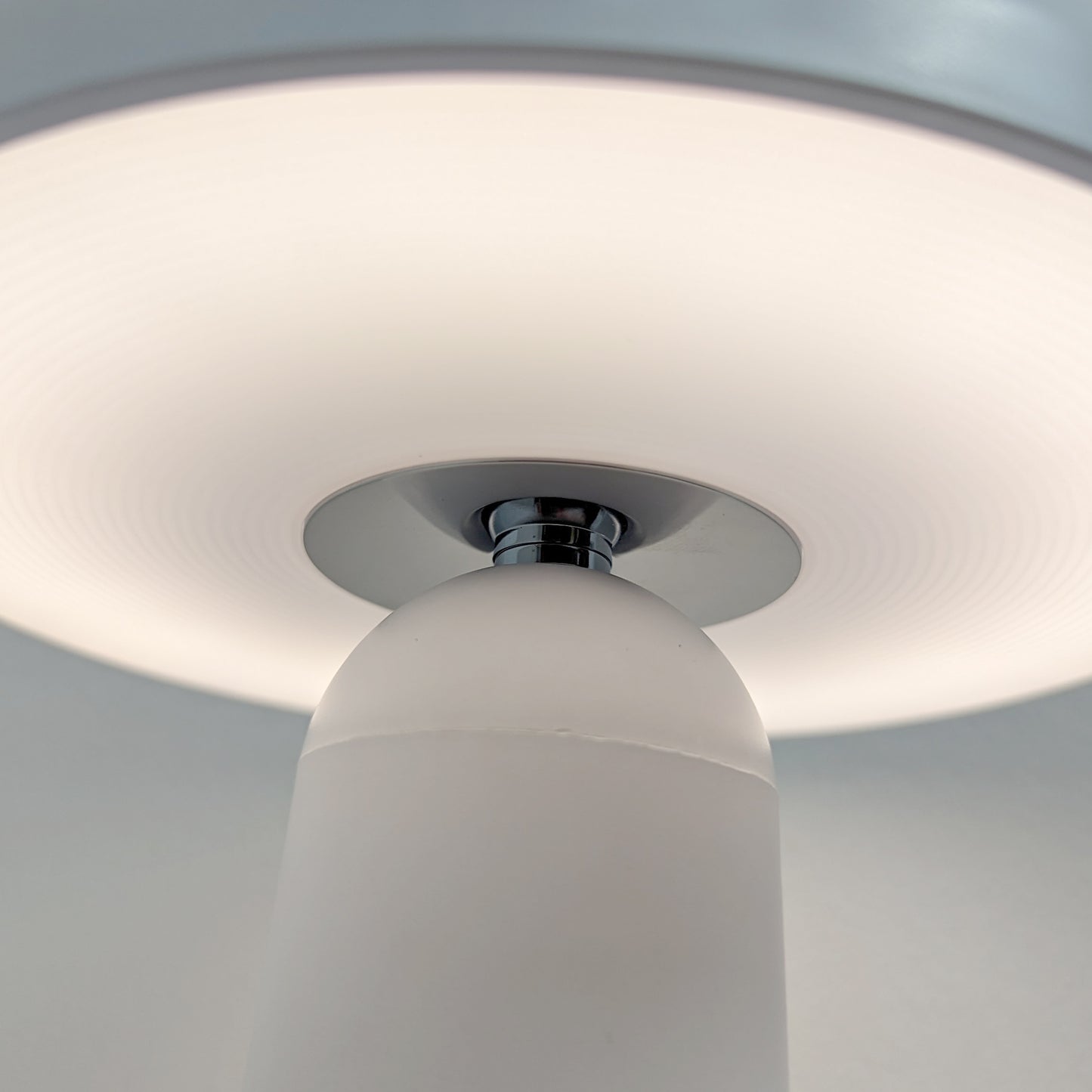 Portable White Table Lamp