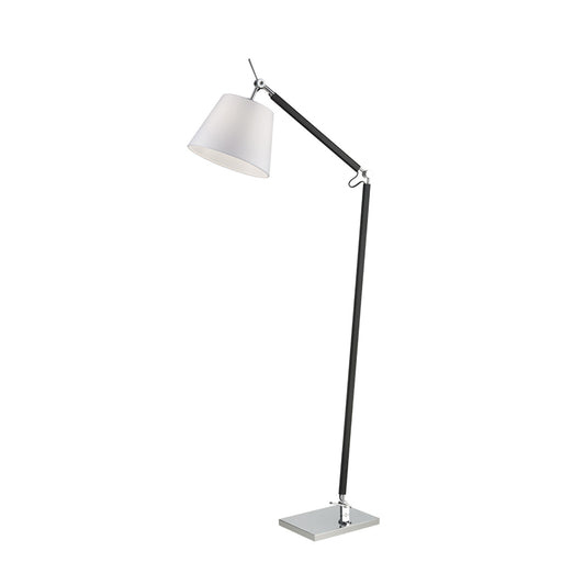 Black and Chrome Floor Lamp